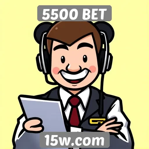 Interação e suporte ao cliente no 5500 BET