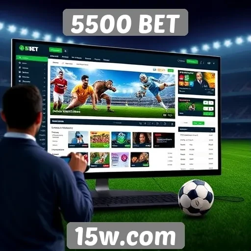Experiência do usuário no 5500 BET e sua interface